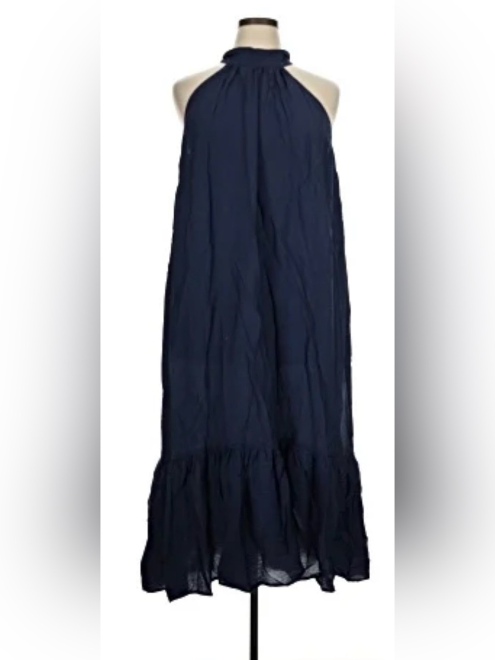 TORRID Women's Navy Blue Maxi dress - Gathered Hem